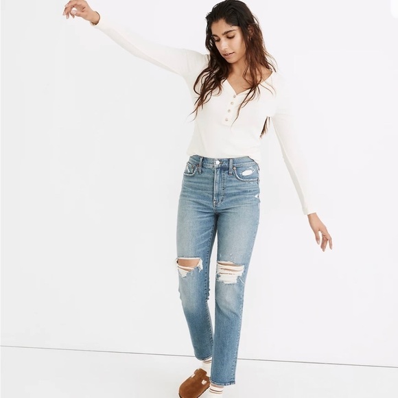 Madewell The Perfect Vintage Jean Jeans In Denman Wash 25 - Picture 9 of 13